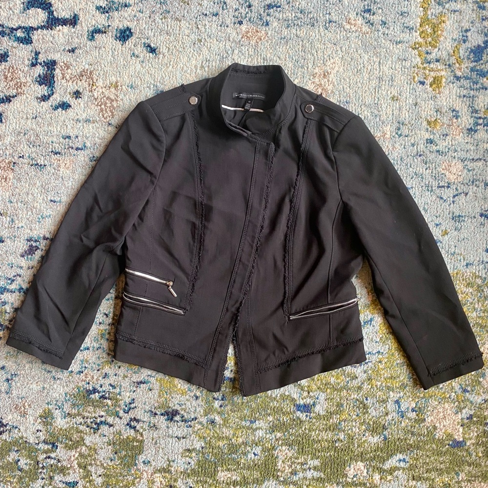 Black zip up jacket